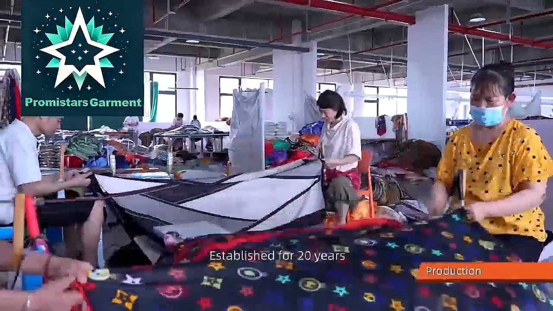 Promistars garment factory production floor